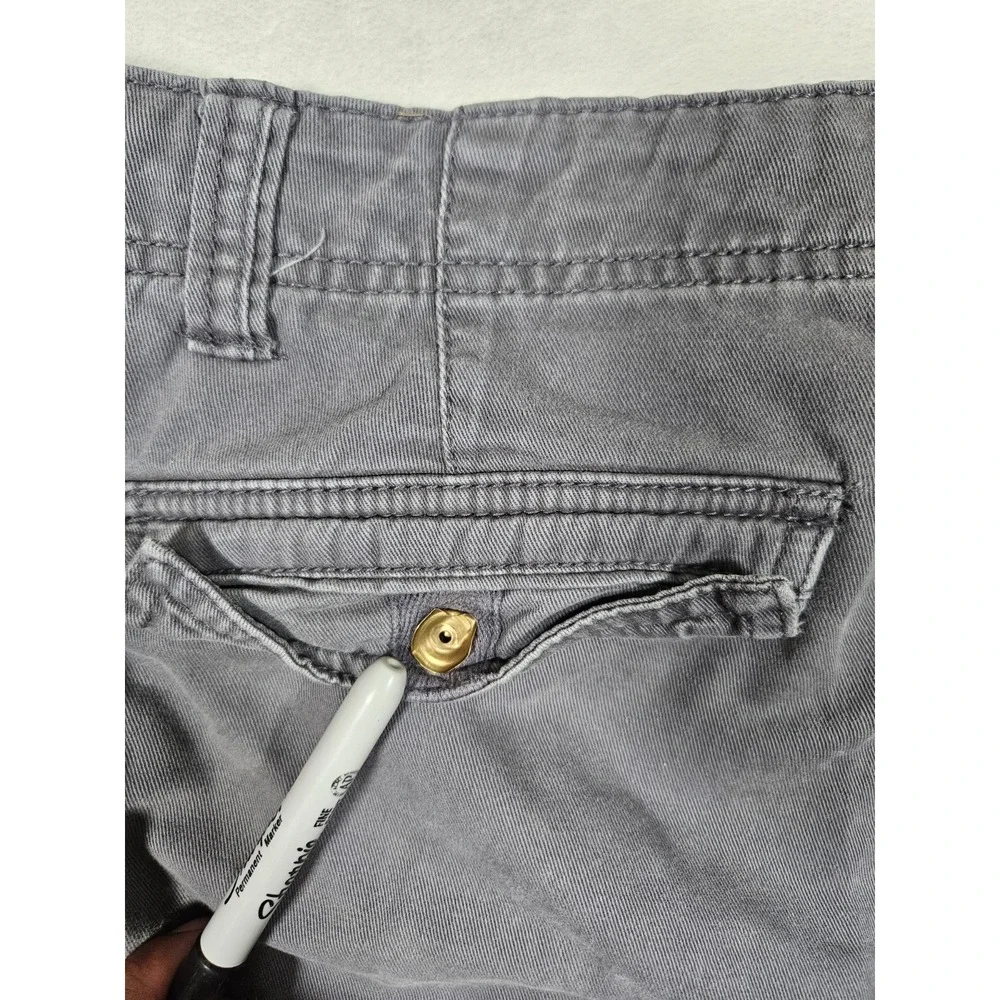 Iron Co Cargo Shorts Men's Size 34 Gray Performance‎ Stretch Hiking Outdoors